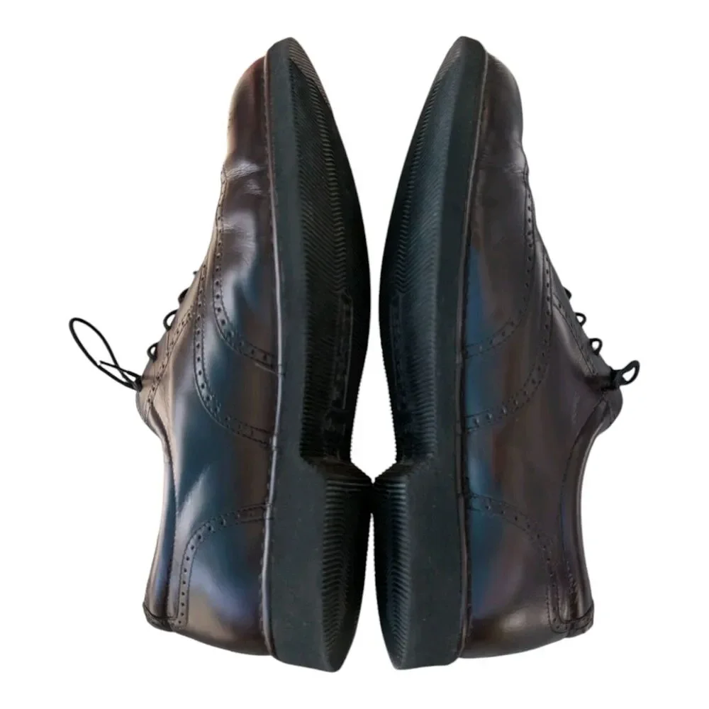 Rockport DresSports Men's 9M Burgundy Leather Wingtip Vibram Dress Shoes Career